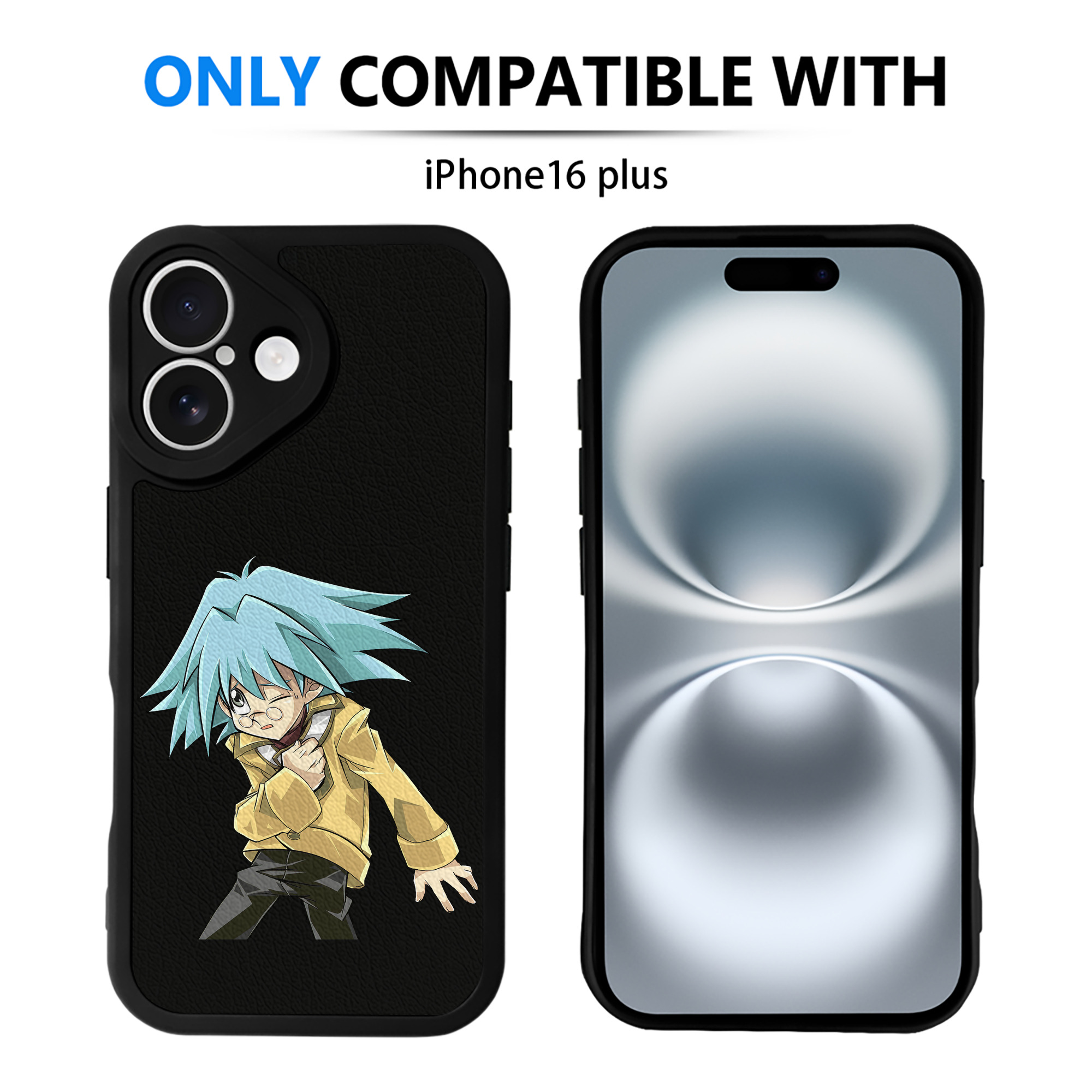 遊☆戯☆王 Yu-Gi-Oh! 【iPhone 16シリーズ対応】シリコンスマホケース（レザー調） 材質：シリコン